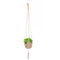 Ouligay Macrame Plant Hanger Indoor Large Plant Hanging Basket for Outdoor, Boho Crochet Plant Holder with Tassel Hooks, 100cm Height, Vacuum Packed