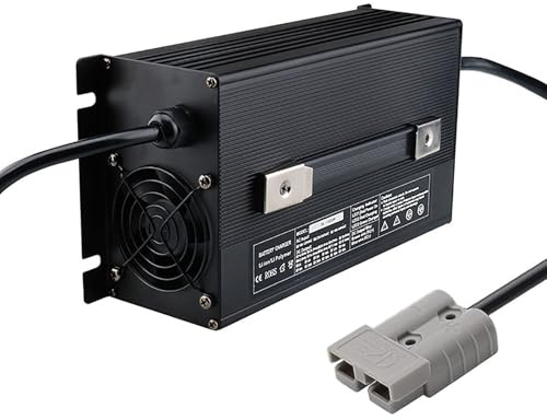 MFYDPP Caricatore di Batterie al Piombo-Acido 12v/24v/36v/48v/60v/72 V, con Spina da 50a Anderson, per Carrello Elevatore Elettrico, Jack Pallet, Scrubber A Pavimento(Size:50A,Color:48V/20a)