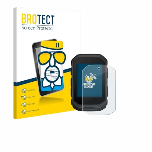 BROTECT Schutzglas für Garmin Edge MTB | Entspiegelnder Displayschutz Made in Germany Schutzfolie Glas Matt Anti-Reflex Kratzfest 9H Anti-Fingerprint Einfache Montage