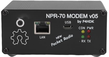 Luocute Kabelmodem, NPR-70 V05 Externes Modem Hochleistungs 500 MW HF Ausgang Easy Konfiguration Tragbares Design für 70 cm Band Radiokommunikation