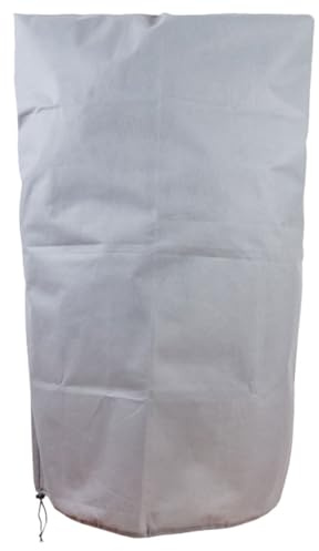 SHINEOFI Pflanzenschutz Winter Frostschutzbeutel mit Verstellbarem Zugband Atmungsaktive Schutzhaube für Rosen Kleine Bäume Tomaten Widerstandsfähiger Pflanzenschutz gegen Frost Sturm und