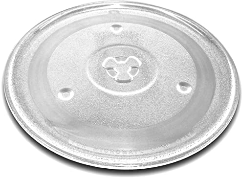 vhbw piatto universale per diversi forni a microonde ad es. compatibile con Bosch, Siemens, Bauknecht - Piatto girevole, 27 cm, vetro trasparente