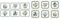 Pimpernel Botanic Garden Placemats and Coasters Set