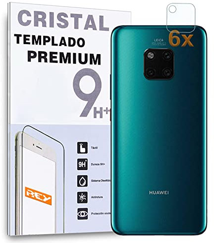 REY Pack 6X Displayschutzfolie für Huawei Mate 20 Pro, Premium-Qualität