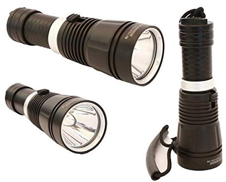 Torcia lampada subacquea led cree t6 ricaricabile immersione bl-8751