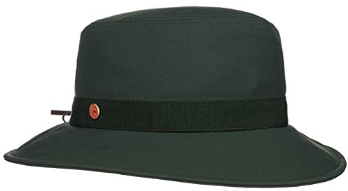 Mayser Evelin Softshell Fischerhut Damen Regenhut Sonnenhut Handmade Made in EU Sommer Winter dunkelgrün M (57-58 cm)