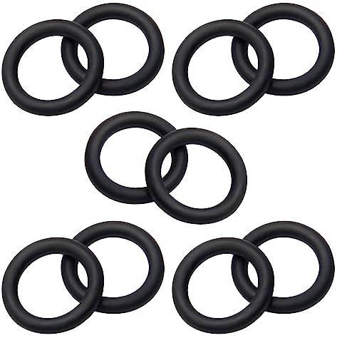 Othmro Gummi-O-Ringe, Nitrilkautschuk-Unterlegscheiben, Dichtungsring, 25 mm Außendurchmesser, 17 mm Innendurchmesser, 4 mm Breite, Dichtungsdichtung für Wasserhähne, Sanitärarbeiten, 10 Stück