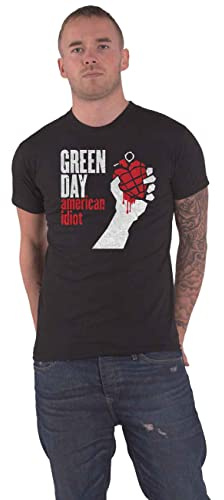 Green Day Unisex Tee: American Idiot - XXX-Large - Black