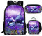 Showudesigns Schulrucksack mit niedlichem Tiermotiv, mit Flaschentasche, Orca Killerwal, Einheitsgröße, Kinderrucksack