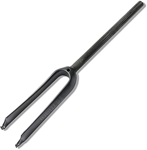 GRTE T800 Fourche Droite en Fibre de Carbone, Fourche de Frein en C pour Petites Roues, 28.6Mm/1-1/8 14/16/18/20Er Fourche Dure Super légère et très résistante pour BMX 451/406/461,14in/100mm