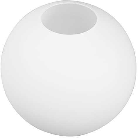 FRCOLOR Lampe de Verre Rond Blanc Matte Globe Globe Couvre- Lustre Protector Protector Catégorie de Luminaire Remplacement de L' hôtel Home Hotel 15Cm