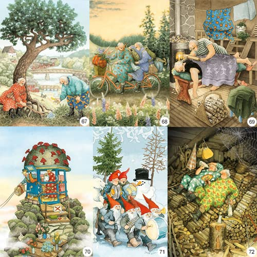 Inge Look Postkarten Set 12 (Jetzt 67-72) Größe: 10,5x15 cm, Set mit 6 Karten