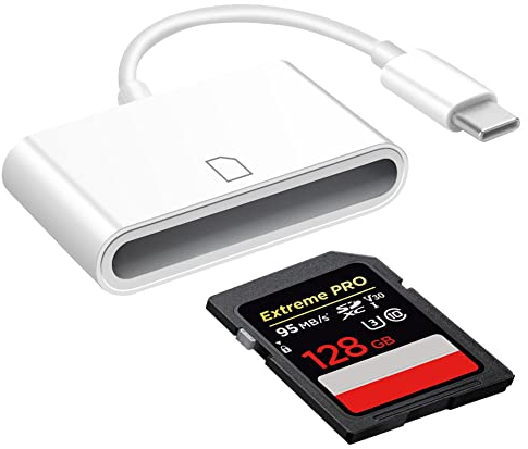 SD Kartenleser, Seminer USB C auf SD Karten Kameraleser Adapter mit Typ C und OTG Funktion, Kompatibel mit Samsung S20/S10/Note, 2018Pad Pro, Google Pixel, MacBook