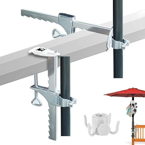 Einstellbar Sonnenschirmhalter Balkongeländer,Verlängerte Sonnenschirm halterung balkon klemme,Halterung Sonnenschirm Balkongeländer,Schirmständer für Balkongeländer,Sonnenschirm Balkon Halterung