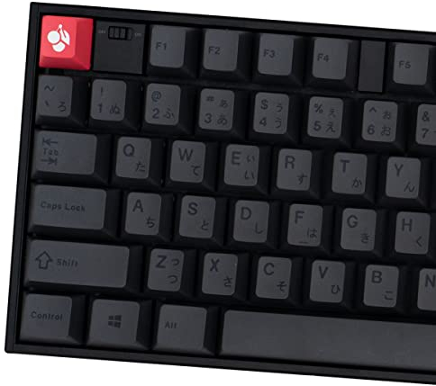 PBT Gray Japanische Tastenkappen Cherry Profile Retro Dye-Sub Tastenkappen Set 130 Tasten Custom Keyboard Tastenkappen für Cherry Gateron MX Switches Mechanische Tastaturen