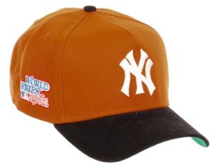 New Era New York Yankees MLB World Series 1981 Sidepatch Orange Black Cord 9Forty A-Frame Snapback Cap - One-Size