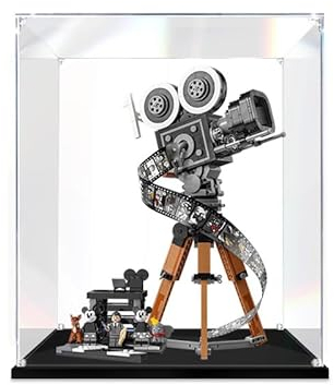 Welkin DC 3 mm Vitrine für Lego 43230 Disney Kamera Hommage an Walt Disney Bauset, staubdichte, transparente Vitrine, kompatibel mit Lego 43230 (Modell Nicht im Lieferumfang enthalten)