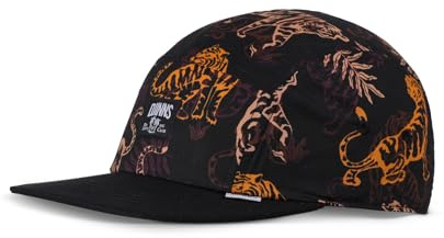 Djinns - Aloha Tiger - 5 Panel Flat Cap Meshcap Hat Kappe Mütze Caps
