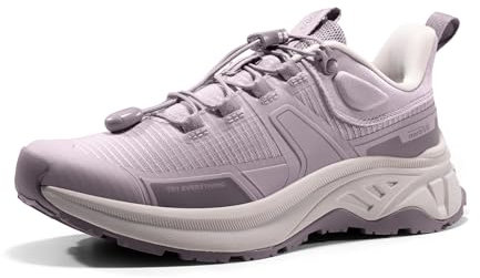 NORTIV 8 Scarpe da Trekking da Donna Stivali da Montagna Trekking Caccia Sneakers Antiscivolo Leggero Esterno Traspirante Leggero,Size 37,Viola Chiaro,SNHS239W