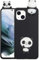SEHEYA Panda Case for iPhone 13 Mini Silicone Cute 3D Cartoon Bear Black TPU Rubber Shockproof Cover Soft Touch Protective Skin Shell Sleeve Lovely Phone Cases