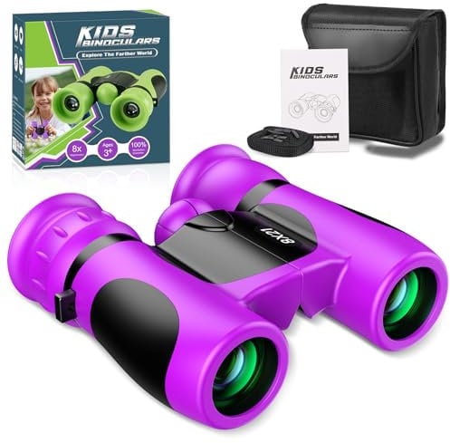 DejaNard Fernglas für Kinder 4-13 Jahre, Outdoor Spielzeug Mädchen, Hinterhof Kinderspielzeug - Geburtstagsgeschenk