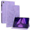 Rosbtib Funda para Lenovo Tab M10 FHD Plus (TB-X606F TB-X606X) / K10 (TB-X6C6L), Funda Protectora de Visualización Multiángulo con [Ranura para Tarjetas] [Cierre Magnético], Lirios Púrpura