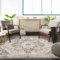 HUGEAR Vintage Bereich Teppich 120x180 cm Indoor Schlafzimmer Teppich Küche Braun Medaillon Waschbar Wohnzimmer Teppich Retro Akzent Werfen Teppich Distressed Teppich für Büro Esszimmer Badezimmer