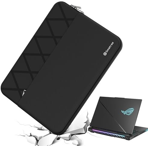 Smatree 16 inch Laptop Sleeve for ASUS ROG Strix Scar 16 2025/2024/2023, ROG Strix G16 2025/2024/2023, ROG Zephyrus Duo 16 2023/2022 Gaming Laptop, Protective Laptop Case with Accessory Pocket (E601)