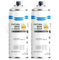 Etrexonline Pintura Spray Ecológica 400ml - Base Agua, Sin Olor - Para Muebles, Metal, Plástico y Madera - Colores Vivos y Permanentes, Cobertura Uniforme - Blanco Brillo, 2 unidades