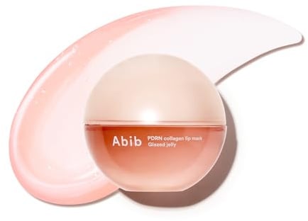 Abib Al Collagene Pdrn Glazed Jelly, Balsamo Per Labbra, Maschera Per Dormire Durante La Notte, Trattamento Idratante Per Labbra Screpolate E Secche, 0,38 Fl Oz