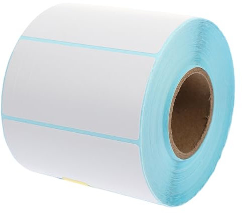 HAPINARY Rouleau ÉTiquettes Thermiques 80X40 Mm 1000 PièCes Papier RéSistant À L Eau Huile Auto-AdhéSives Pour Impression Logistique Stockage