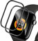 Carantee 2 Stück Schutzfolie für Panzerglas für Apple Watch Series 10 46mm Folie, Ultraklarem Apple Watch 10 46mm Displayschutzfolie, Anti-Fall Bläschenfrei Anti-Staub Schutzglas für Apple Watch 46mm