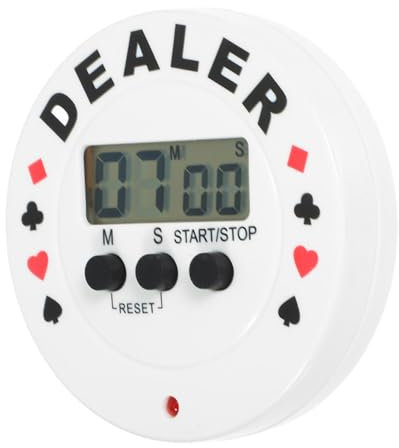 TOYANDONA Poker Timer Digitaler Countdown Timer Für Pokerspiele Und Brettspiele Mit USB Anschluss Für Party Und Zuhause