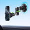 MAGIC JOHN Mobile Phone Holder Car, 360° Rotatable Car Phone Holder, Strongest Suction Power and Stable Clamp, Car Mobile Phone Holder for iPhone Samsung, Car for 4-7 Inch Smartphone (Short)