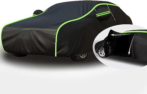 Ansixeay Abdeckplane für Lada Niva,Volle Abdeckung für den Außenbereich Zum Schutz Vor Sonne, Regen Und Staub, Reißverschluss Und Windkordel