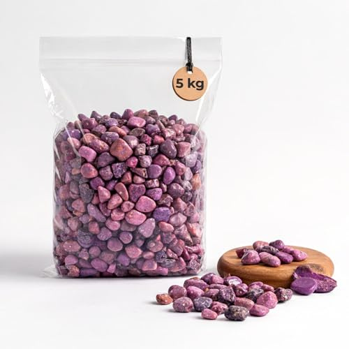 Deko-Granulat flieder Ø 8-16 mm staubfrei - 5 kg kleine Deko-Steine als farbige Streudeko