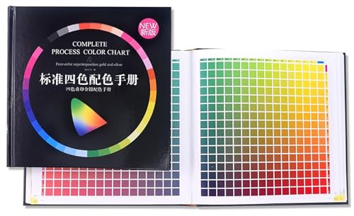STMKB Guide De Correspondance des Couleurs CMJN (4 Couleurs), Nuancier De Plus De 83 000 Couleurs d'impression, Référence Couleur Professionnelle pour L'impression Et Le Graphisme