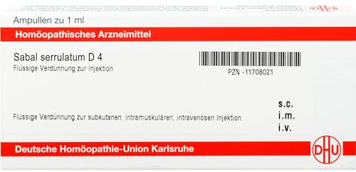 Sabal serrulatum D4 DHU Ampullen, 8 St. Ampullen
