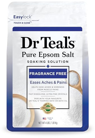 Dr Teal's Bittersalz Magnesium Soak, parfümfrei, 1,8 kg