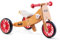 Steiff 751011 Laufrad klein braun/rot, Mehrfarbig
