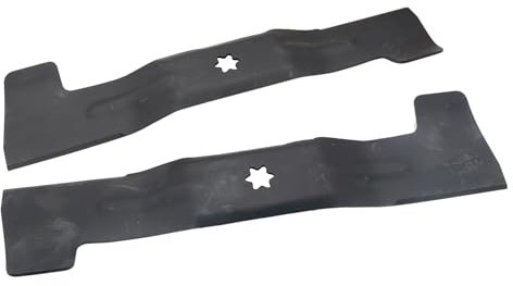 SECURA Jeu de lames (éjection) compatible avec MTD 185/92 13AJ713E678 Tracteur de pelouse