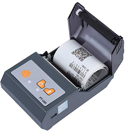Drahtloser Thermodrucker 58-mm-Thermoempfangsdrucker Tragbare Desktop-Etikettendrucker für / für Android-Computer, Mobiltelefon