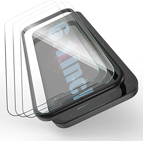 SURPHY 3 Pack Screen Protector Compatible with iPhone 14 / iPhone 13 Pro/iPhone 13, (Anti-Fingerprint & Anti-Scratch) 9H 3D Tempered Glass Film for iPhone 14 13 Pro 13, HD Clear