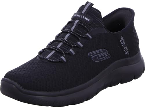 Skechers Summits High Range, Sneaker Uomo, Nero (Black Mesh Trim Black), 44 EU