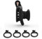 Penisring Erektionshilfe Für Männer Sissy Chastity Cage Penisring Cockringe Extrem Edelstahl Cock Ring Hodengewicht Sextoysets (Black)