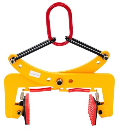 Pinza di sollevamento a forbici, 280 kg, pinza per pietre per pietra e cemento, apertura regolabile 8-30 cm, strumento di movimentazione professionale per posa di cordoli e lavori di strada