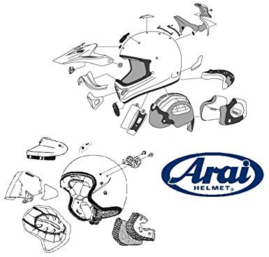 ARAI Kinn. M2 chinvent für RX7 und Corsair