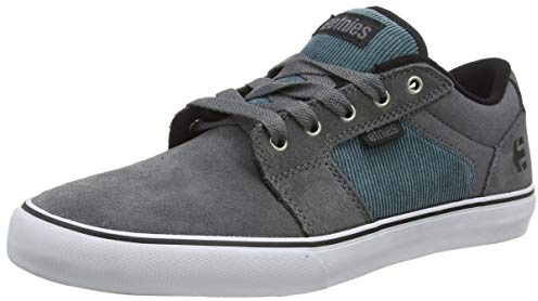 Etnies Men's Barge Ls Skateboarding Shoes, Grey Grey Blue 094 094, 9 UK