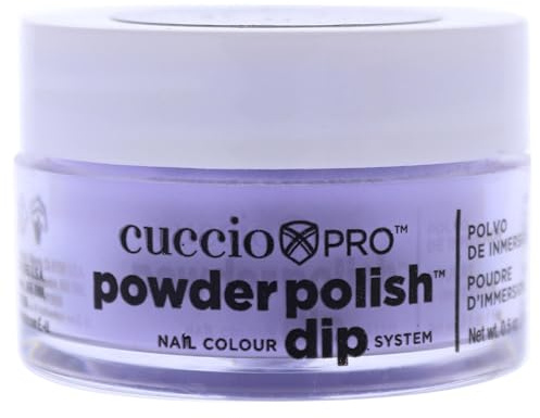 Cuccio - Pro Powder Polish Nail Colour Dip System - Pastel Purple - for Women - Nail Powder - 0.5 oz