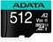 ADATA Premier Pro 512GB microSDXC/SDHC UHS-I U3 Class 10(V30S) Speicherkarte, schwarz
